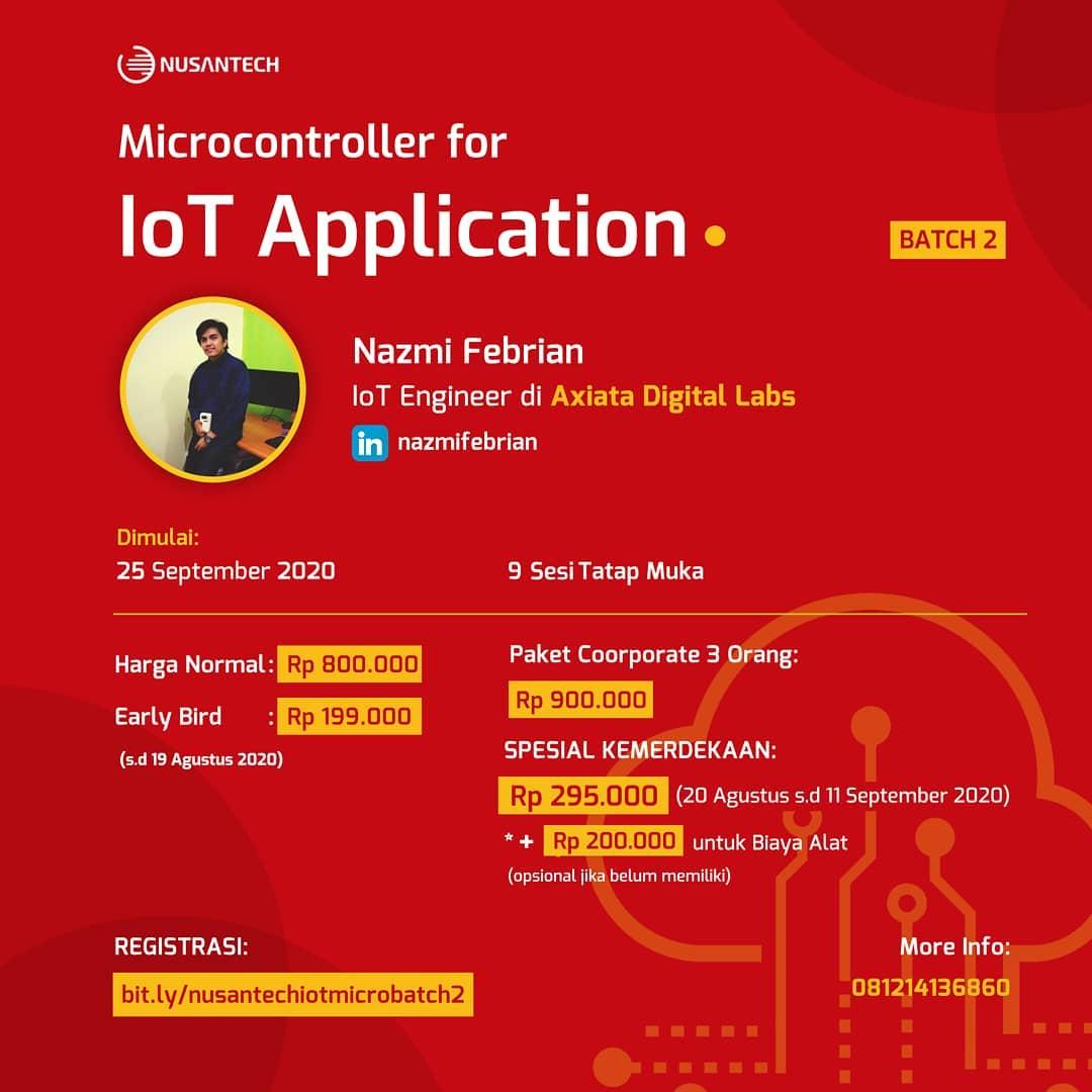 Internet of Things Training and Microcontroller Practice for IoT-Based Applications